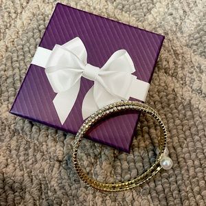 White Diamond Adjustable Bracelet